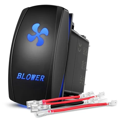 Miniatura 13 de Nilight - Interruptor basculante de compresor de aire con barra de luz LED, interruptores de 5 pines, láser encendido/apagado, interruptores SPST