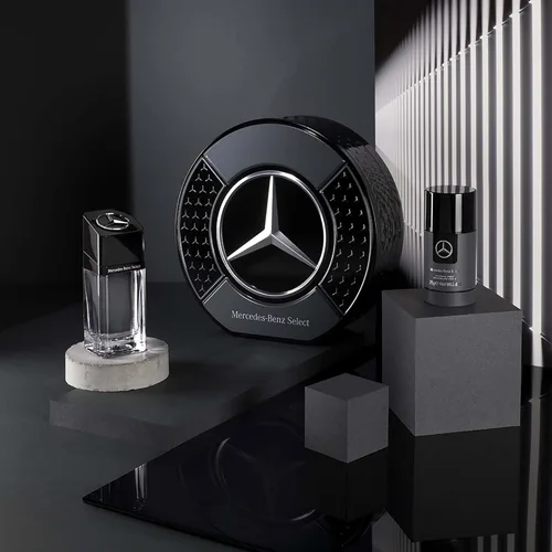 Miniatura 2 de Mercedes-Benz Select - Notas de bergamota, menta y pachulí - Fragancia sensual para hombres - Se desliza suavemente - Sin alcohol - Mantiene la piel