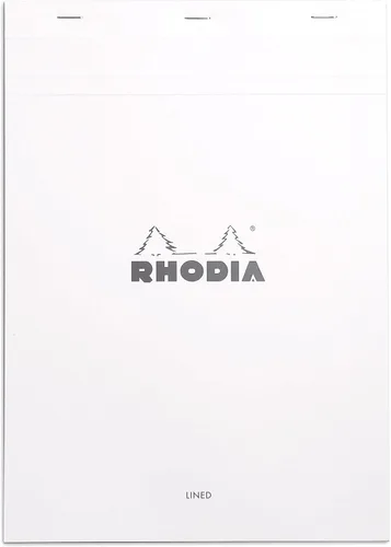 Miniatura 13 de Libreta Rhodia Head grapada para compras, No. 8 de 74 x 210 mm, rayada y de color negro