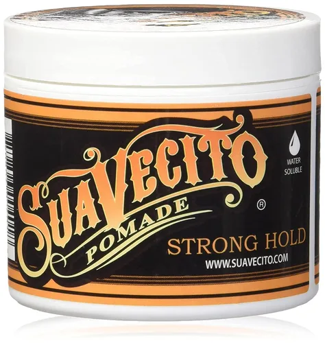Miniatura 11 de Suavecito Pomade Firme (fuerte), capacidad de 4 onzas, 1 paquete, pomada para hombres, cera a base de agua de brillo medio como gel para el cabello