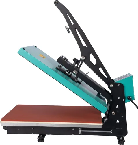 Miniatura 4 de Máquina de prensa de calor deslizante de 16 x 24 pulgadas para camisetas, placa extraíble de concha, impresora de sublimación digital industrial