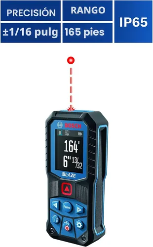 Miniatura 20 de Bosch Medidor láser GLM165-25G Blaze™ Green-Beam de 165 pies
