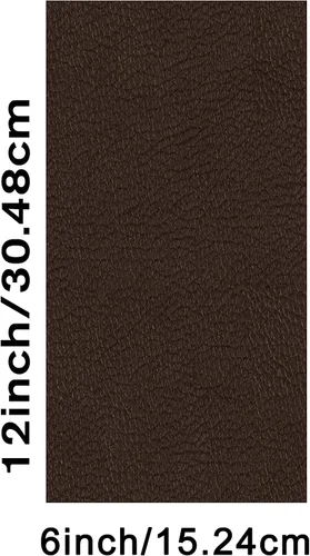 Miniatura 2 de Sábanas de cuero precortadas de 6 x 12. Piel de vaca de grano natural de alta calidad. para manualidades, parches de reparación de cuero, artes