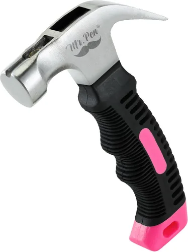 Miniatura 17 de Mr. Pen - Martillo de camping de 8 onzas color marrón - Martillo de uñas, pequeño y ancho, con punta de clavo, magnético, pequeño martillo de uñas