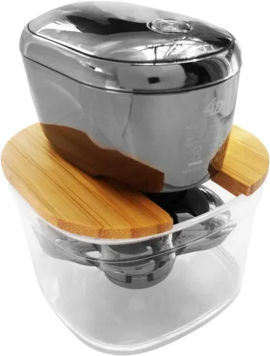 Miniatura 4 de Soporte de enjuague de bambú compatible con AidallsWellup para hombre 5 en 1 con cabezal eléctrico