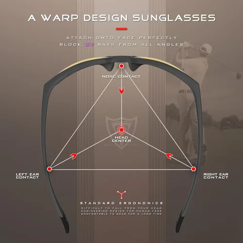 Miniatura 6 de ATTCL Gafas de sol deportivas polarizadas para hombre con protección UV400 para conducir, pescar y actividades al aire libre Gafas de conducción