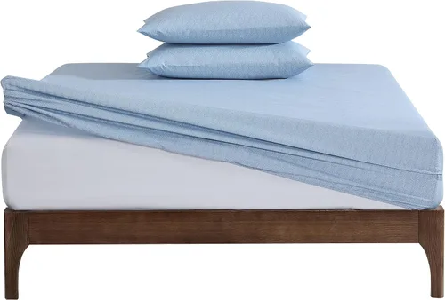 Miniatura 4 de Nautica Juego de sábanas para cama individual/individual XL, ropa de cama suave con sábana bajera y funda de almohada, juego de cama ligero