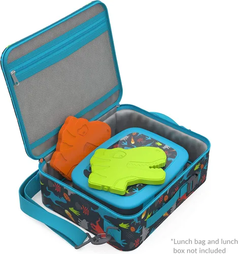 Miniatura 4 de Bentgo Buddies - Bolsas de hielo delgadas reutilizables para loncheras, bolsas de almuerzo y enfriadores, multicolor, paquete de 4