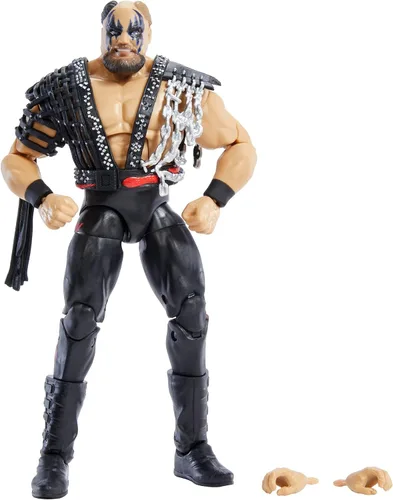 WWE Warlord Elite Collection Figura de acción de 6 pulgadas de alto con articulación de lujo, detalles True FX, manos intercambiables y accesorios