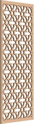 Miniatura 52 de Madison Paneles de pared decorativos de madera con calado, 9 3/8 pulgadas de ancho x 24 3/8 pulgadas de alto x 3/8 de alto, roble rojo rojo (Red Oak)