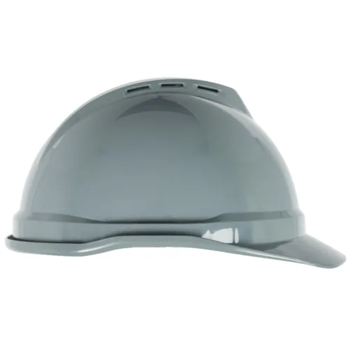 Miniatura 11 de MSA 10034088 V-Gard 500 - Casco de seguridad estilo gorra, con suspensión de trinquete Fas-Trac III, carcasa de polietileno, protección contra