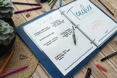 Miniatura 8 de UCreate Kit de planificador personalizable para profesores, 8.5 x 11 pulgadas, 157 piezas (P1000128)