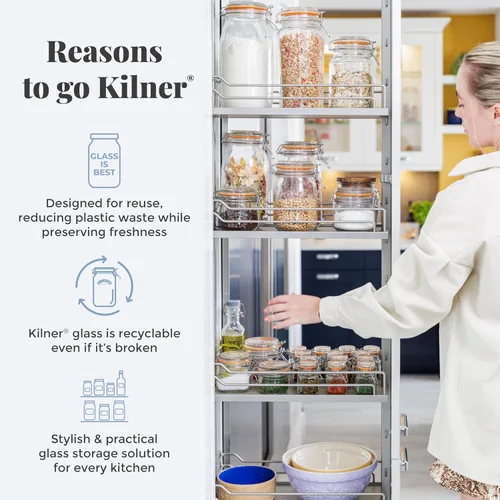 Miniatura 7 de Kilner 0025.899 - Juego de tarros de desayuno, 0,35 litros