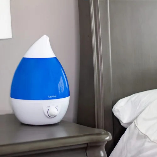 Miniatura 7 de Habitat Humidificador ultrasónico de niebla fría con tanque grande de 2.5 L, humidificador silencioso con luz LED para dormitorio, 24 horas