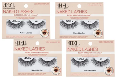 Miniatura 4 de Pestañas postizas naturales Ardell Naked Lashes 429 con Invisiband - Pestañas postizas naturales, pestañas postizas de volumen sutil para uso