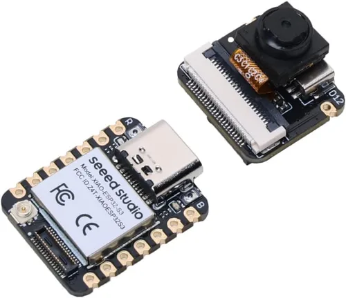 Miniatura 8 de Seeed Studio XIAO ESP32 S3 Sense - Wi-Fi de 2.4 GHz, BLE 5.0, sensor de cámara OV2640, micrófono digital, PSRAM de 8 MB, flash de 8 MB, carga