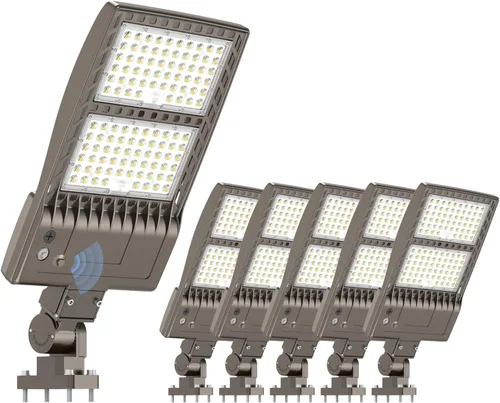 Miniatura 27 de KUKUPPO Luz LED de estacionamiento de 200 W, luz de poste de estacionamiento de grado industrial con certificación DLC UL, luz LED caja de zapatos