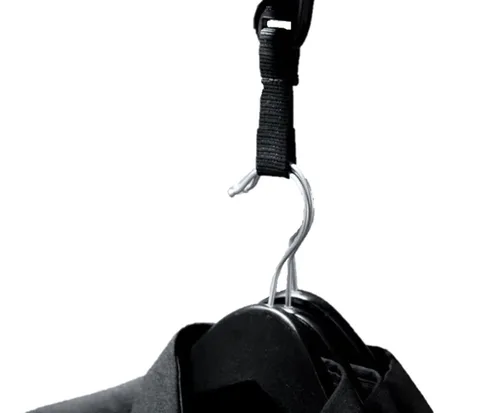 Miniatura 2 de NAHANCO Spacemaker - Gancho resistente para colgar ropa en el backroom/almacén, 5 ½ pulgadas, negro, 100/caja (GHB200)