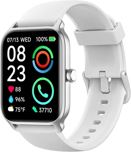Miniatura 10 de Fitpolo Reloj inteligente para hombres y mujeres Android, Alexa incorporado [pantalla HD de 1.8 pulgadas] IP68 impermeable reloj de fitness Verde