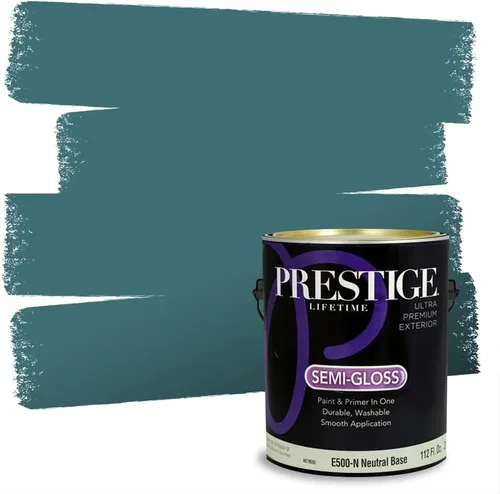 Miniatura 89 de PRESTIGE Pintura interior e imprimación en uno, azul cielo, semi-brillante, 1 galón
