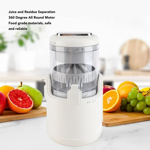 Miniatura 3 de Exprimidor eléctrico de cítricos, exprimidor de motor recargable por USB de 360 grados, exprimidor portátil de jugo de naranja para limón y naranja