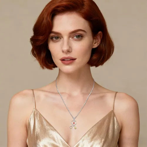 Miniatura 118 de Collar de alas de ángel de plata de ley 925, ángel de la guarda, enfermera RN caduceo, dije de ángel de cristal, joyería de regalo para mujer