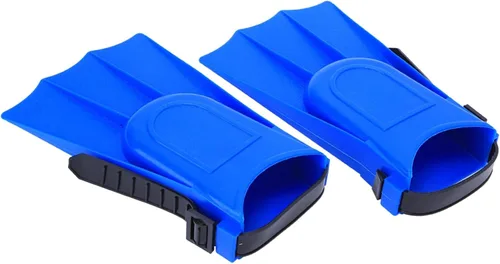 Miniatura 9 de Aletas cortas de natación para nadar en la piscina, aletas de natación de 25 a 30 yardas para esnórquel, un par de aletas de piscina de PVC