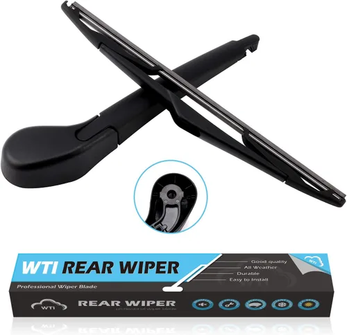 Miniatura 9 de WTI Juego de brazo y escobillas para limpiaparabrisas trasero Compatible con Ford Edge 2007-2014 / Compatible con Lincoln MKX 2007-2014 SUV Conjunto
