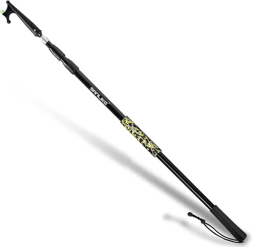 Miniatura 11 de SANLIKE Telescopic Fiberglass Boat Hook with Non-Slip Plastic Hand Grips for Docking