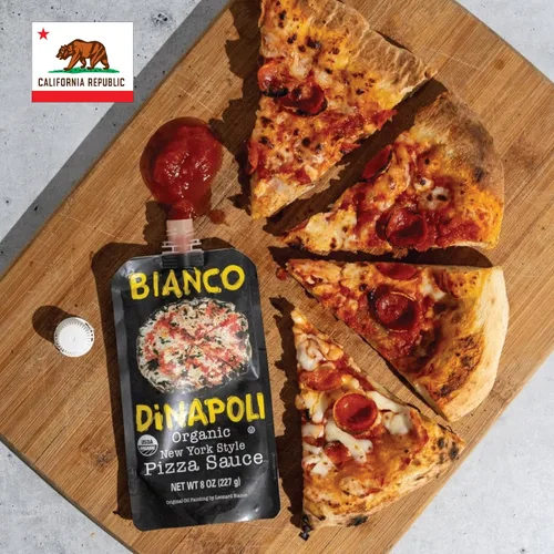Miniatura 9 de Bianco DiNapoli Organic NY Style - Salsa de pizza de 8 onzas (paquete de 8), tomates cultivados en California madurados con vid, con ajo, especias
