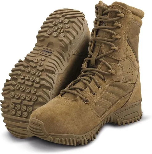 Altama Foxhound SR - Botas de trabajo tácticas unisex de piel de ante de 8 pulgadas, ligeras, antideslizantes, con suela de alta tracción