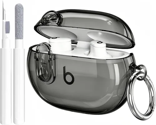 Miniatura 17 de Funda para Beats Studio Buds/Studio Buds Plus 2021/2023 con clip de cierre para hombres, GARTOO con kit de limpieza, funda protectora y lápiz