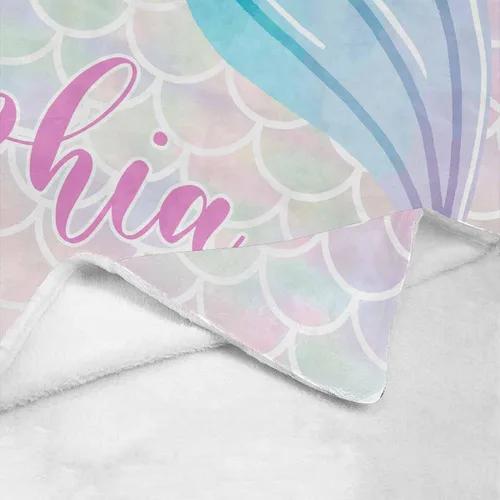 Miniatura 97 de Artsadd Manta de bebé personalizada para niños y niñas con nombre, manta personalizada con nombre de bebé con patrón de unicornio, manta