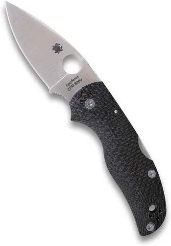 Miniatura 9 de Spyderco C41 Native 5 Signature - Cuchillo plegable con hoja de acero CPM S30V de 2.95" y mango FRN ligero, Gris