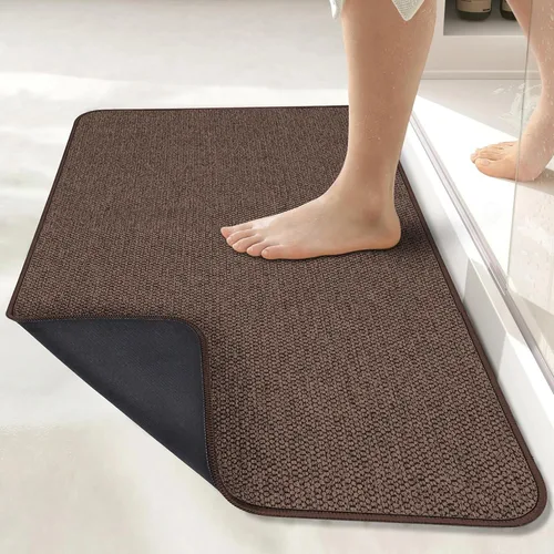 Miniatura 54 de Bosap Alfombra de Baño, Alfombras Corredoras de Baño Ultra Delgadas, Alfombras de Baño Grandes para Baño, Secado Rápido, Antideslizante, Lavable a