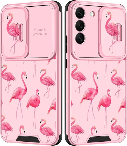 Funda para Samsung Galaxy S22 Plus con diseño de flamencos para mujer, funda de teléfono linda y femenina, diseño bonito de animales, estético, con