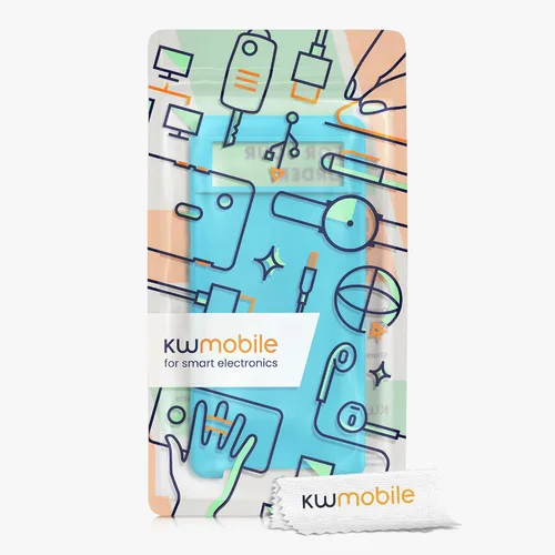 Miniatura 326 de kwmobile Funda Compatible con Google Pixel 6 Pro - Funda de teléfono de silicona TPU con acabado suave - Azul Arrecife
