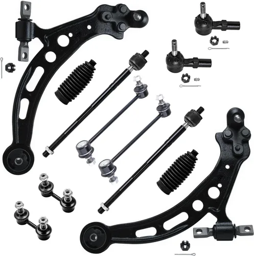 Miniatura 93 de Detroit Axle - Kit de suspensión delantera de 12 piezas para Mercury Grand Marquis Ford Crown Victoria Town Car 2003-2011, 2 brazos de control