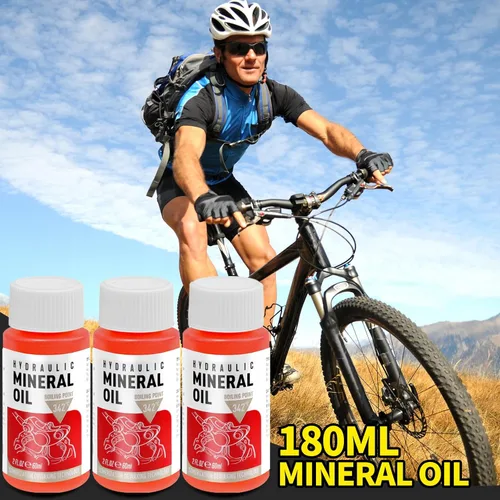 Miniatura 3 de Kit de purga de frenos para Shimano, TEKTRO, TRP Frenos de disco hidráulicos, kit de purga de líquido de frenos con aceite mineral de 6.1 fl oz