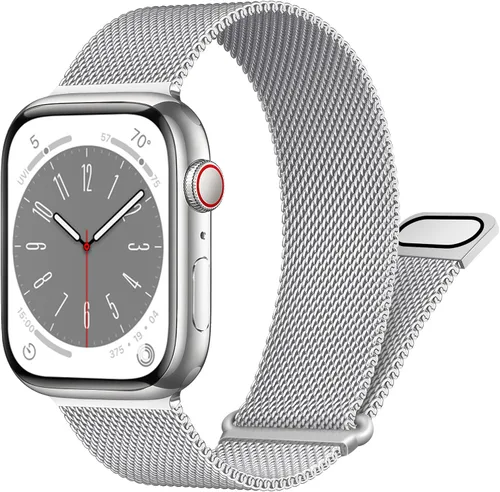Miniatura 24 de Correa milanesa para Apple Watch Band de 1.575 pulgadas, 1.732 pulgadas, 1.614 pulgadas, 1.772 pulgadas, 1.654 pulgadas, 1.614 pulgadas, 1.614