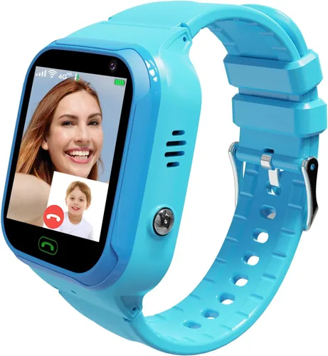 Miniatura 9 de Reloj inteligente 4G para niños, rastreador GPS, reloj inteligente para niños y niñas, reloj de teléfono, videollamadas, alarma de emergencia, juego