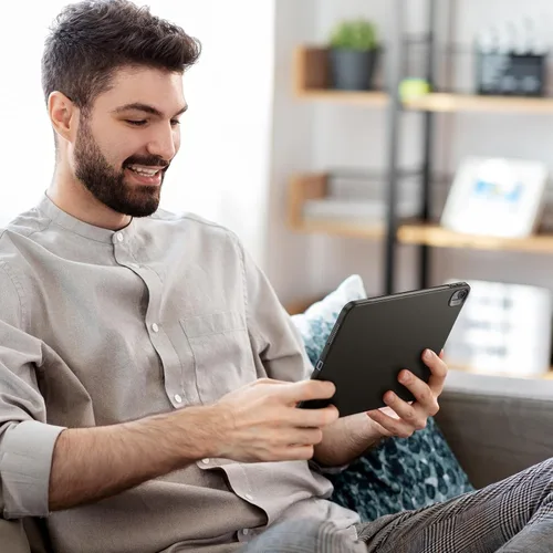Miniatura 9 de ESR Funda para iPad Air de 11 pulgadas M3/M2 (2025/2024), iPad Air 5ª/4ª generación (2022/2020), delgada y ligera, resistente al amarilleo, cubierta