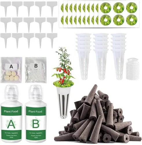 Miniatura 6 de Esponjas de cultivo, cápsulas de inicio compatibles con Aero Garden, cápsulas de recarga para sistema de cultivo hidropónico (100 unidades)