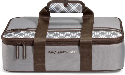 Miniatura 7 de Rachael Ray Lasagna Lugger, Thermal Insulated Casserole Carrier for Hot or Cold Food, Lugger Tote for Potluck, Parties, Picnic, and Cookouts, Fits