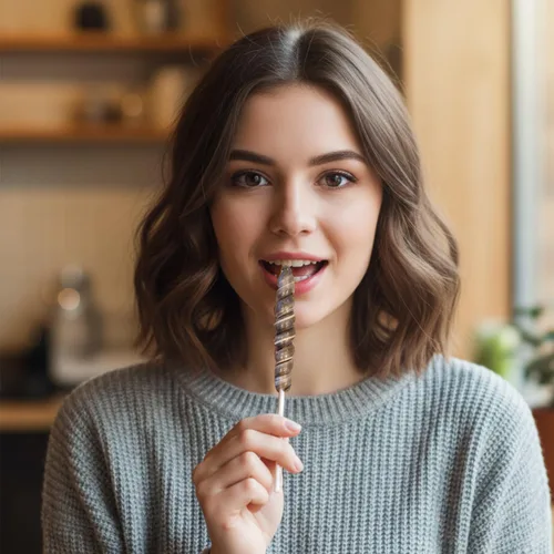 Miniatura 3 de Adams & Brooks Silver Tutti Frutti Mini Unicorn Pops, tarro de 10 onzas (24 unidades) - Piruletas de unicornio Twisty, dulces envueltos