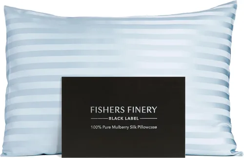 Miniatura 13 de Funda de almohada 100 % de seda pura de morera Fishers Finery de 30 mm (3/16 pulgadas), con calidad certificada por Good Houskeeping