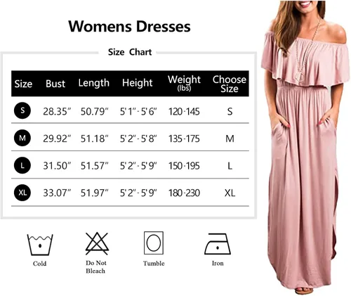 Miniatura 5 de Sarin Mathews - Vestido de fiesta para mujer, estilo casual largo hasta los tobillos, con volantes, hombros descubiertos, abertura lateral