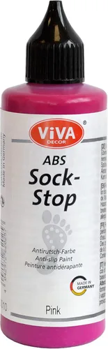 Miniatura 13 de Viva Decor ABS Sock Stop (82 ml, azul claro) - Pintura para telas para calcetines antideslizantes, alfombras de baño y más - Sin látex, a base