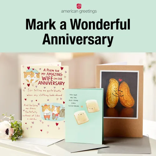 Miniatura 5 de American Greetings Tarjeta de aniversario para padres (Gracias)