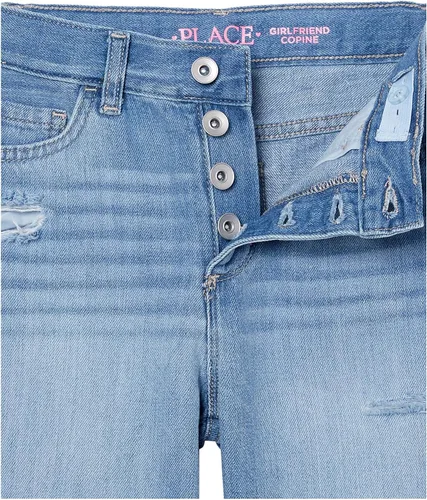 Miniatura 6 de The Children's Place Pantalones cortos de mezclilla de moda para niñas